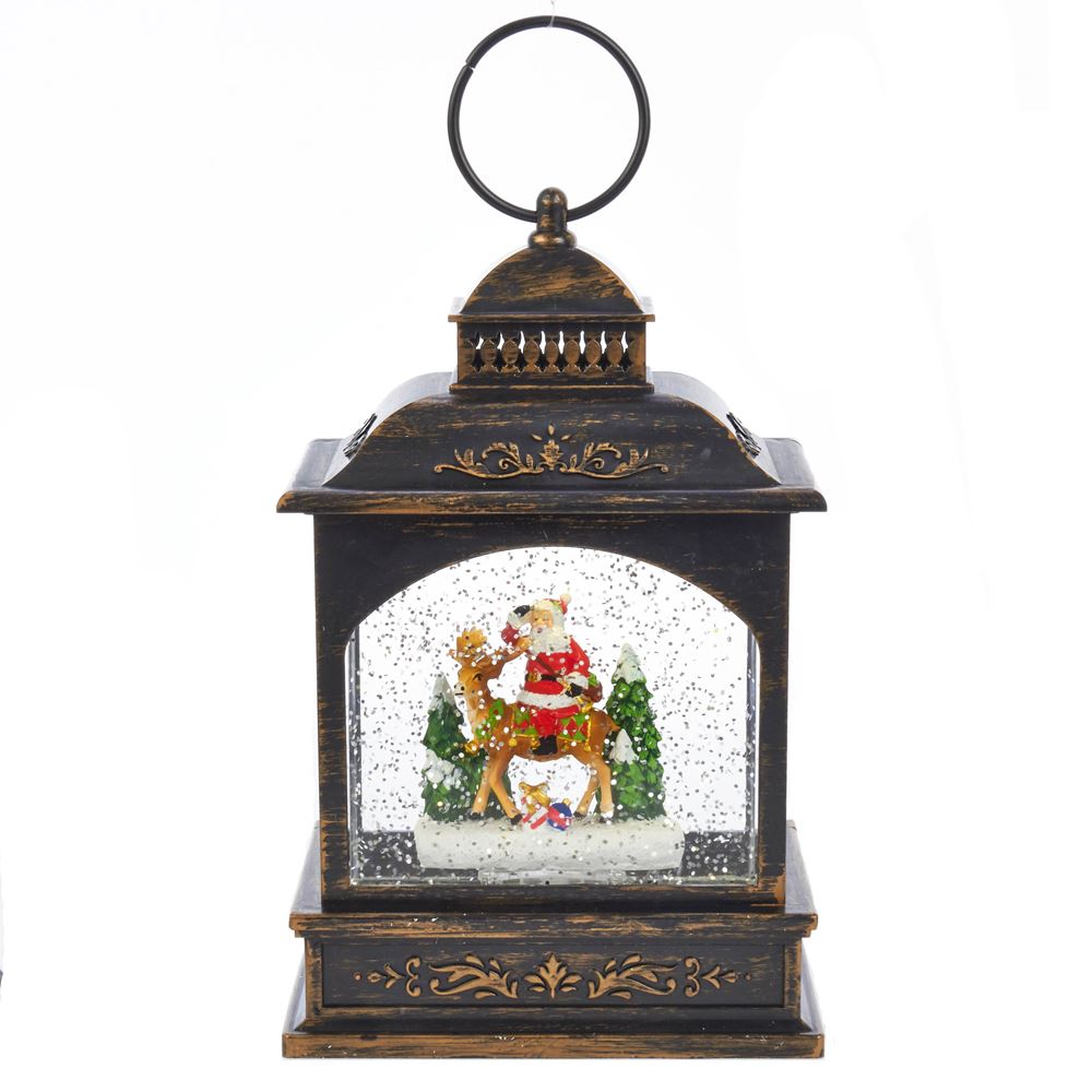 Santa LED Lantern With Motion