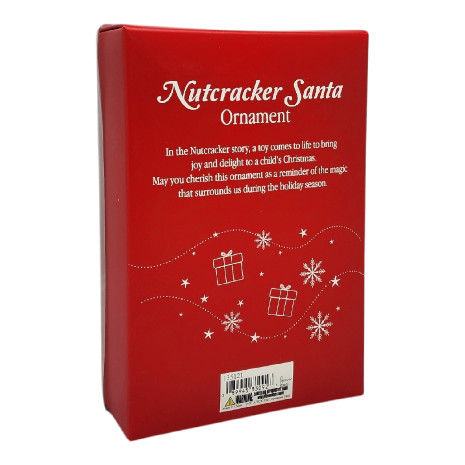 Santa Nutcracker Ornament