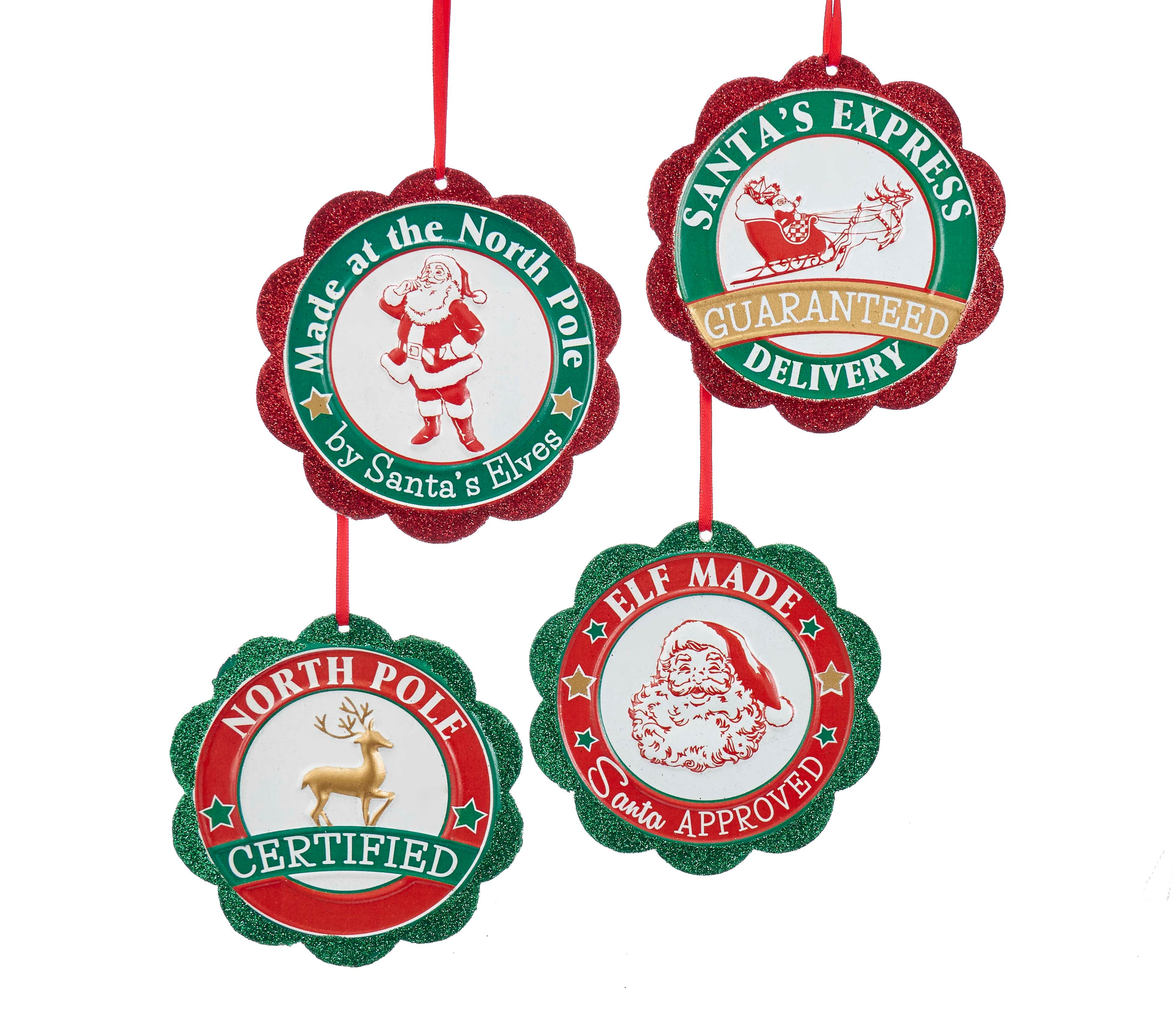 Santa Seal of Approval Ornament - Santa's Express