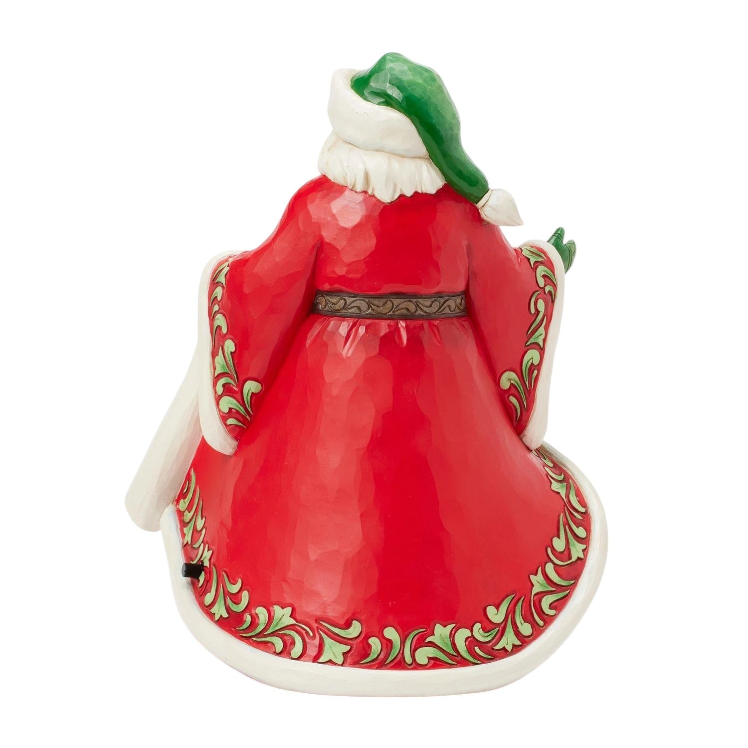 Santa Winter Scene Musical Figurine