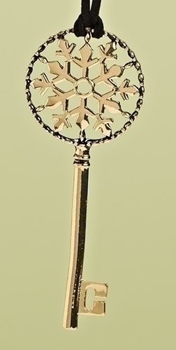 Santa's Key Ornament - 4"
