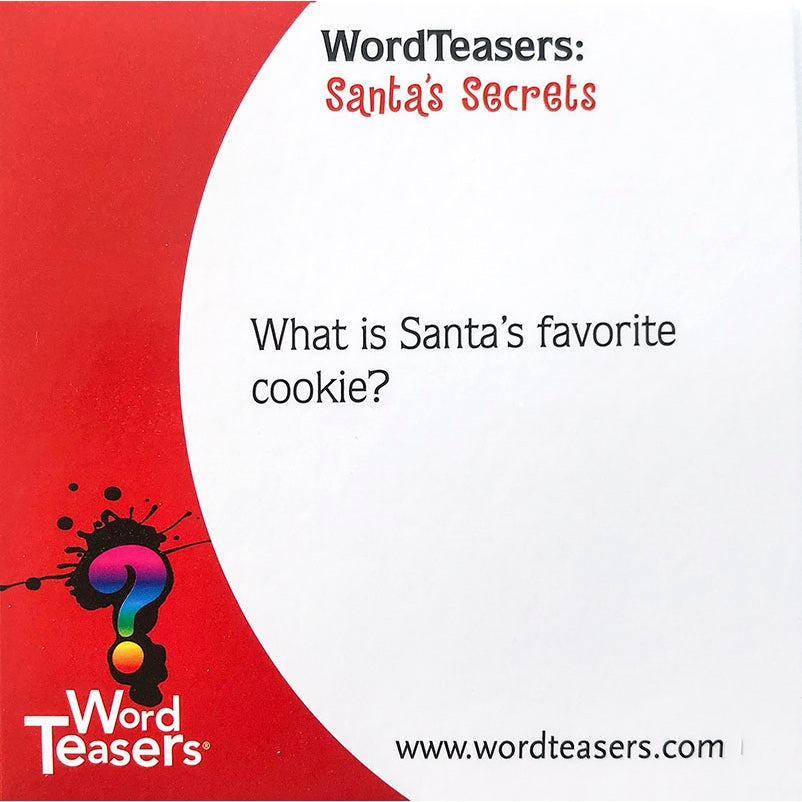 Santa's Secrets! - Word Teaser Card Game