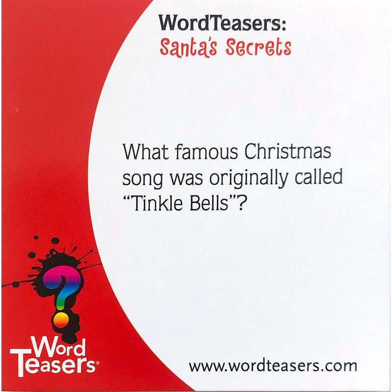 Santa's Secrets! - Word Teaser Card Game