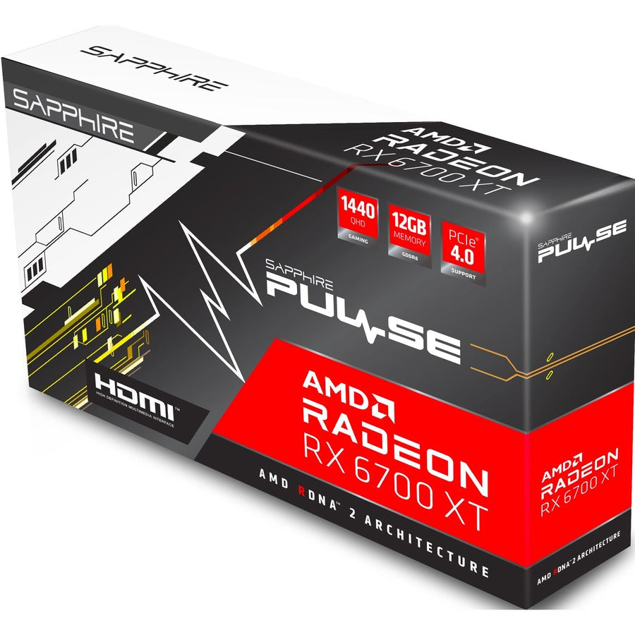 Sapphire AMD Radeon RX 6700 XT Graphic Card - 12 GB GDDR6 11306-02-20G