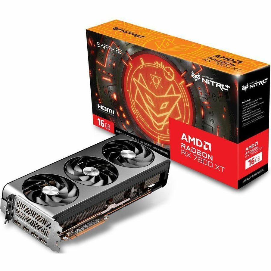 Sapphire AMD Radeon RX 7800 XT Graphic Card - 16 GB GDDR6