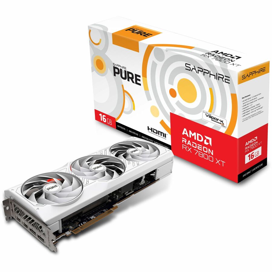 Sapphire AMD Radeon RX 7800 XT Graphic Card - 16 GB GDDR6