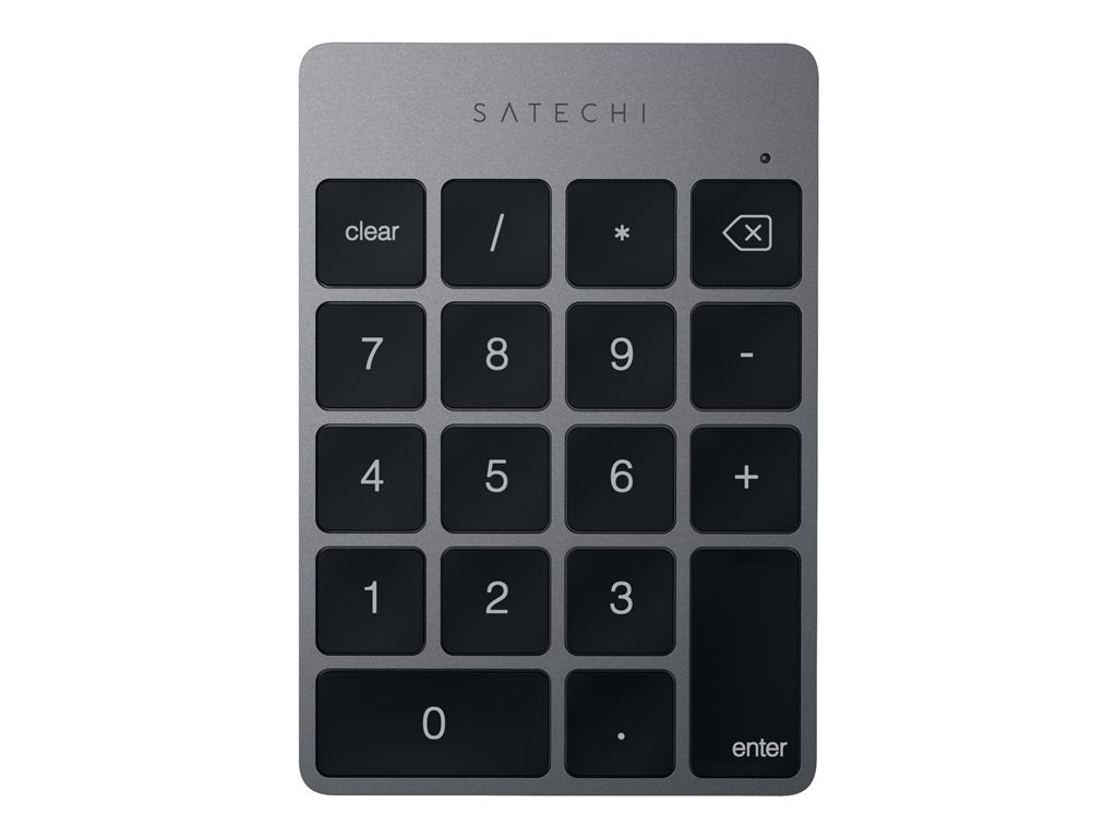 Satechi Aluminum Slim - Keypad - wireless - Bluetooth - space gray ST-SALKPM