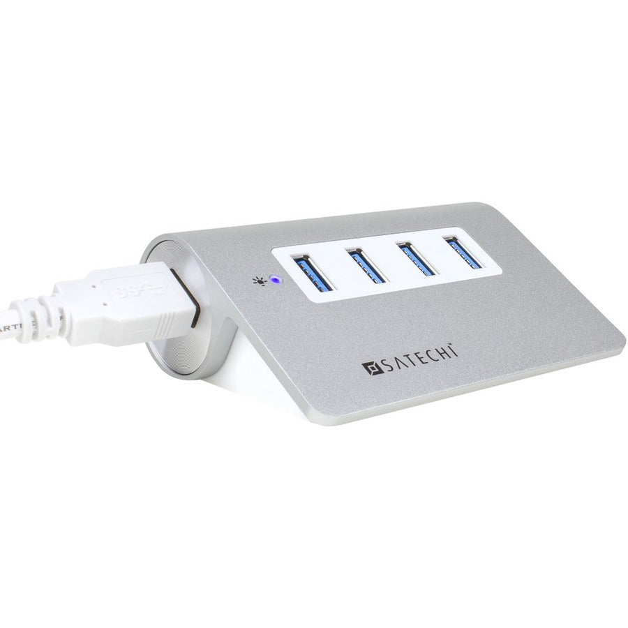 Satechi Premium Aluminum 4 Port USB 3.0 Hub V.2 - USB - External - 4 USB Port(s) - 4 USB