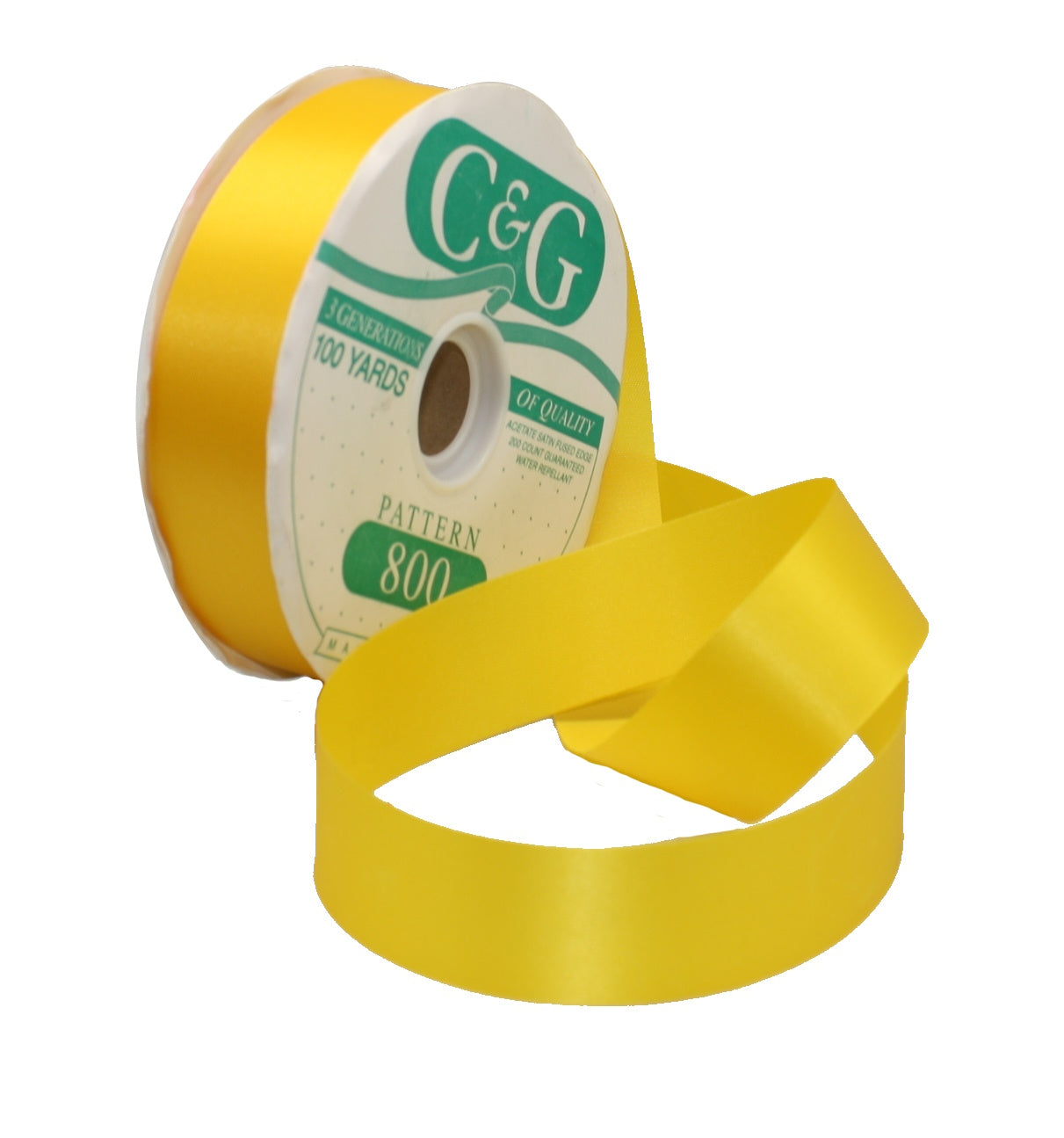 Satin Acetate Ribbon - 1 5/16" x 100 Yards - Belle