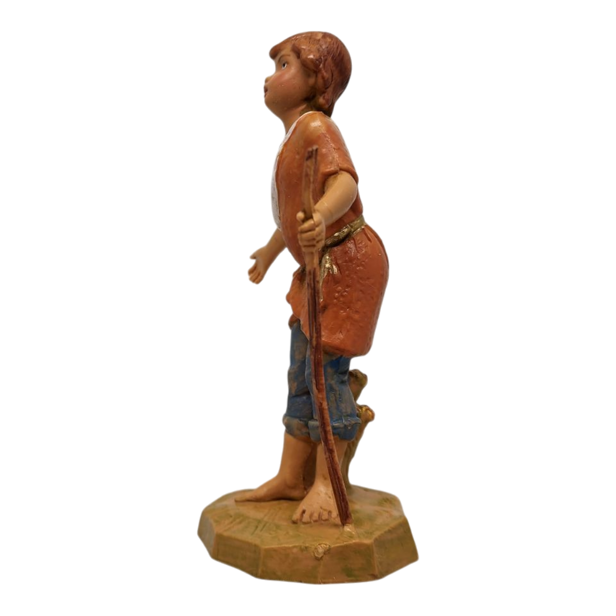 Savio - Boy Shepherd - 5 Inch Scale Nativity Figurine
