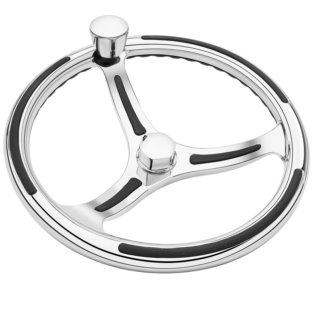 Schmitt Marine Primus Model 740 - 13.5" Wheel w/Knob &amp; Finger Grip - 3/4" Tapered
