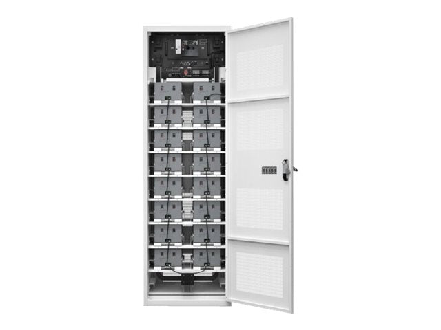 Schneider Electric Li-ion Battery Rack Type S - Battery enclosure (rack-mountable) - lithium ion - white - for Symmetra