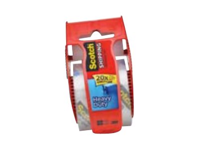 Scotch Heavy Duty 142-6 - Dispenser with packaging tape - hand held - 2 in x 67 ft - polypropylene - clear (pack of 6)