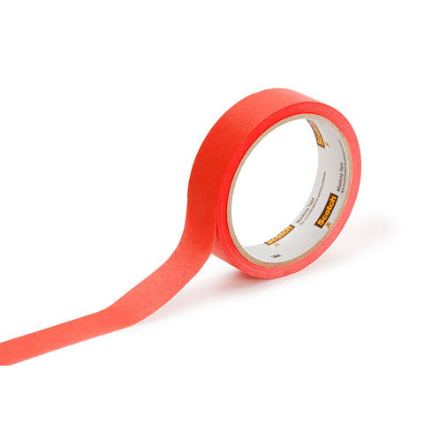 Scotch Masking Tape - Primary Red - 0.94 inches x 20 yards
