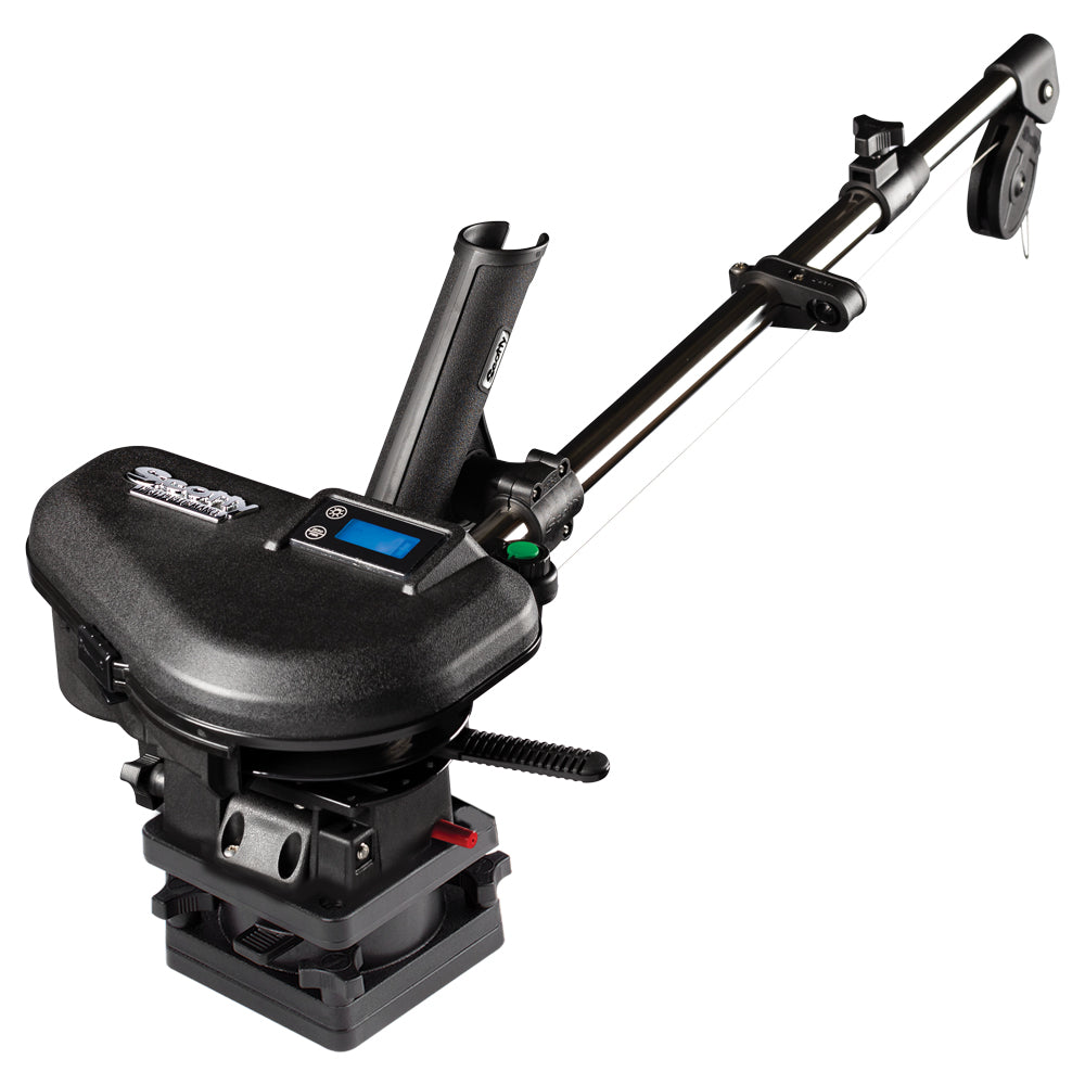 Scotty 2106 HP Depthpower Electric Downrigger 60 SS Telescoping Boom w/Swivel Base -