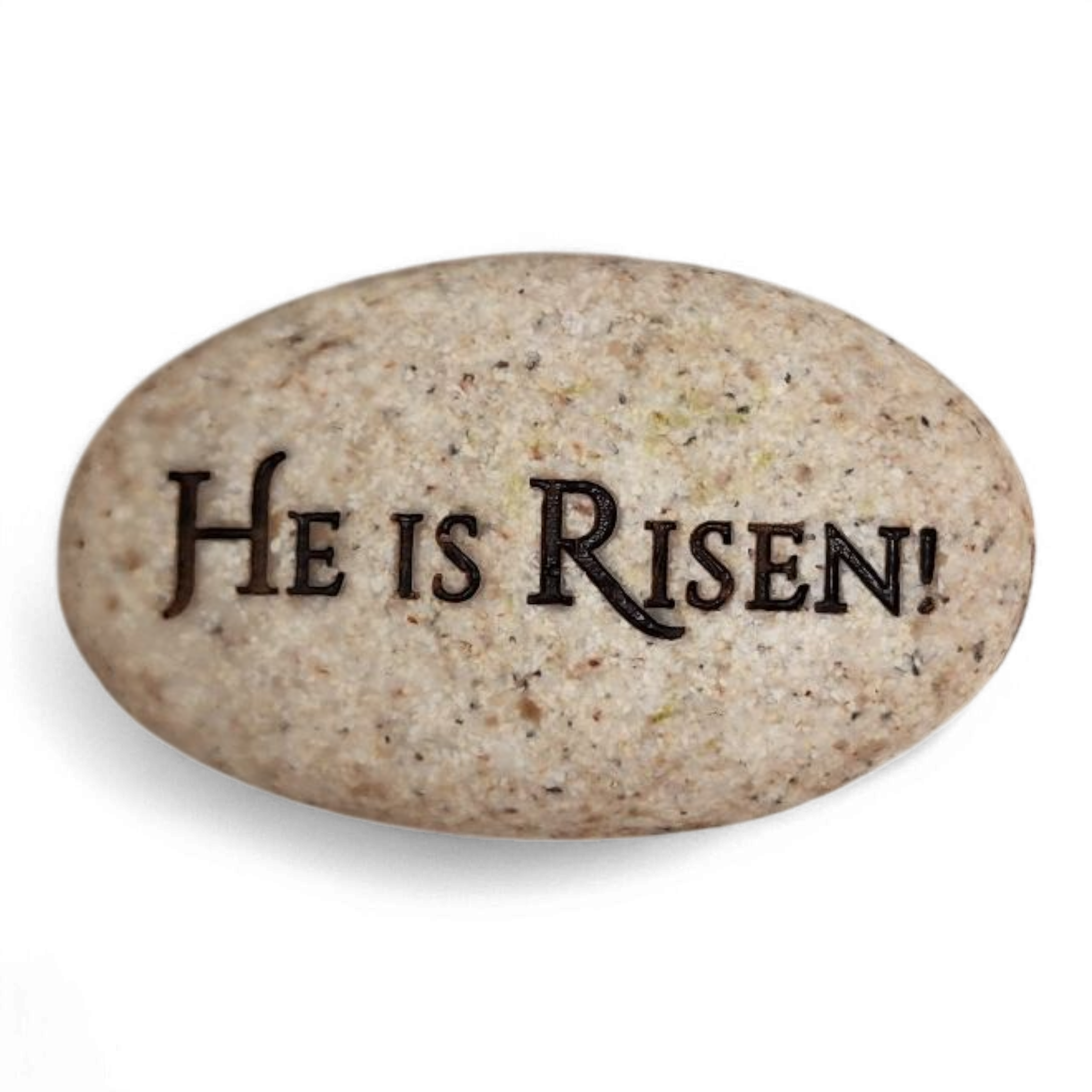 Scripture Stone - He is Risen