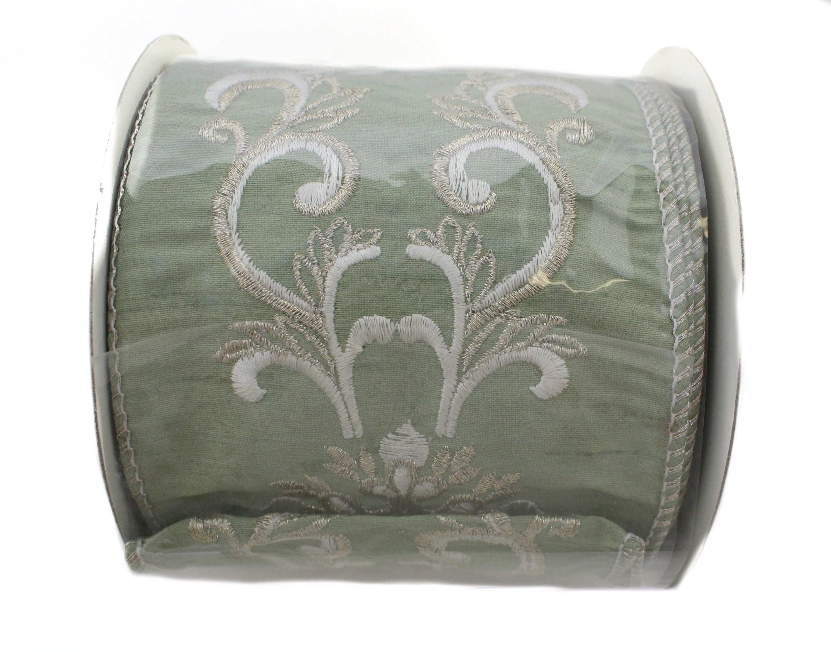 Scroll Embroidered Ribbon