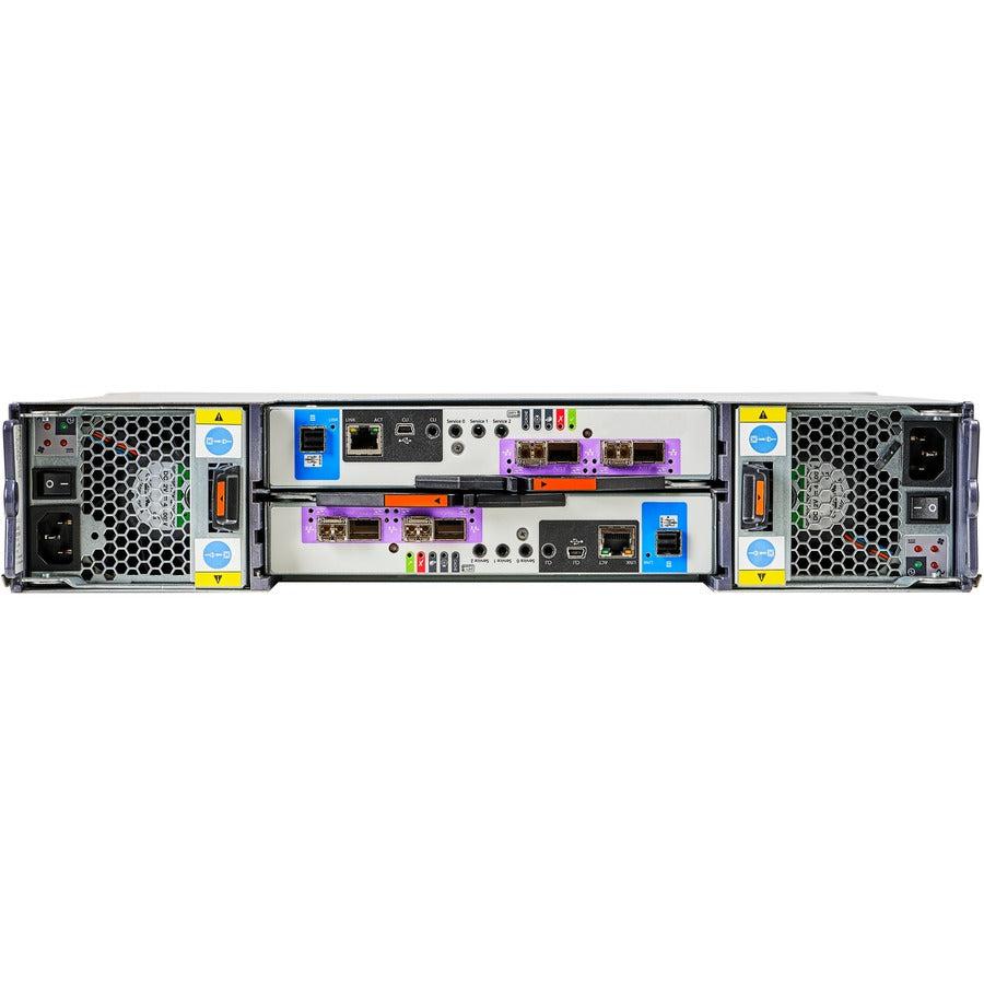 Seagate 5005 2U24 12G SAS DAS RAID Array Storage System Enclosure - supports small form factor (SFF) 2.5" Exos Hard Drives (HDD) and Nytro Solid State Flash Drives (SSD), 1m deep, dual intelligent controllers, ADAPT rebuild