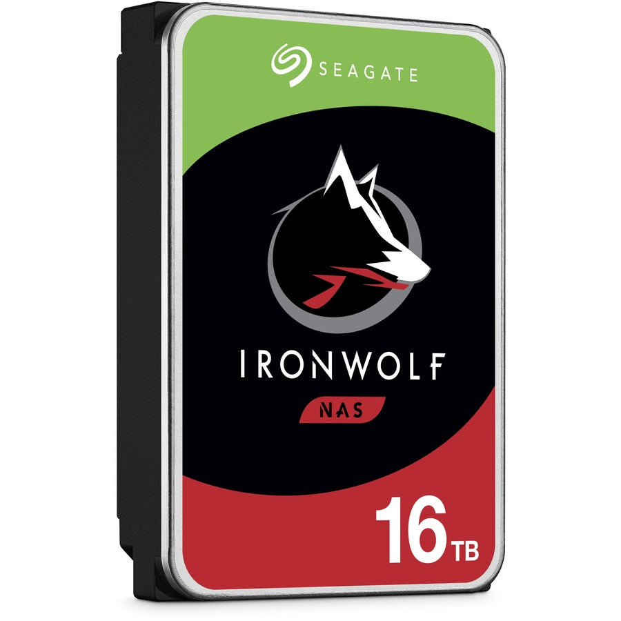 Seagate-IMSourcing IronWolf ST16000VN001 16 TB Hard Drive - 3.5 Internal - SATA (SATA/600) - Conventional Magnetic Recording (CMR) Method"