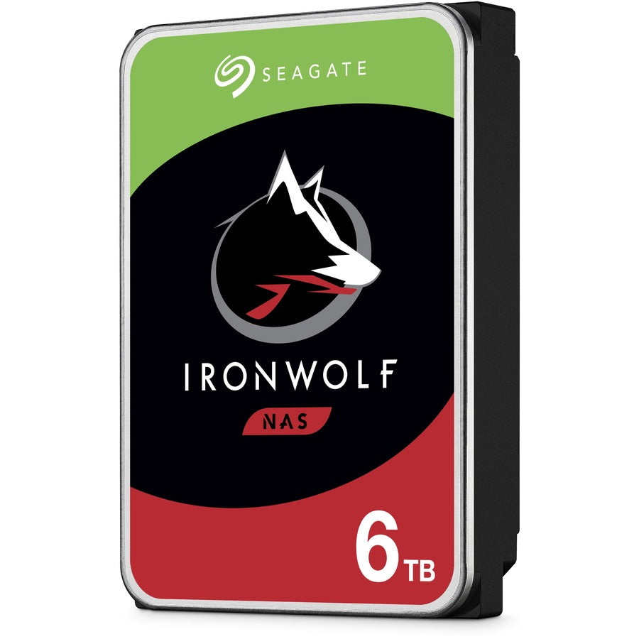 Seagate-IMSourcing IronWolf ST6000VN001 6 TB Hard Drive - 3.5 Internal - SATA (SATA/600) - Conventional Magnetic Recording (CMR) Method"