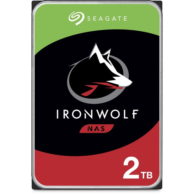 Seagate IronWolf ST2000VN004 2 TB Hard Drive - 3.5 Internal - SATA (SATA/600) - Conventional Magnetic Recording (CMR) Method"