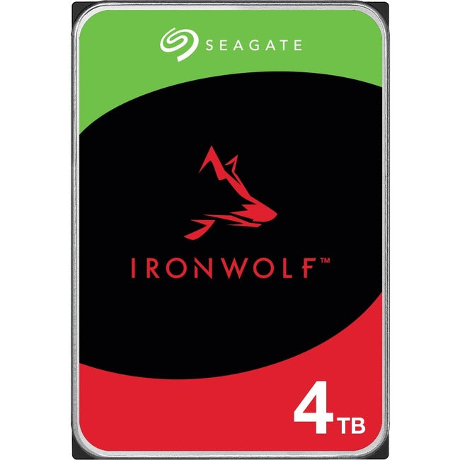 Seagate IronWolf ST4000VN006 4 TB Hard Drive - 3.5 Internal - SATA (SATA/600) - Conventional Magnetic Recording (CMR) Method" ST4000VN006-25PK