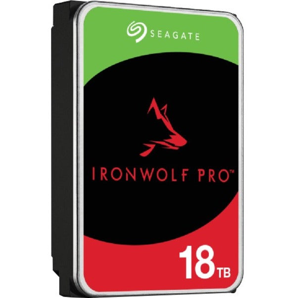 Seagate IronWolf Pro ST18000NT001 18 TB Hard Drive - 3.5 Internal - SATA (SATA/600) - Conventional Magnetic Recording (CMR) Method"