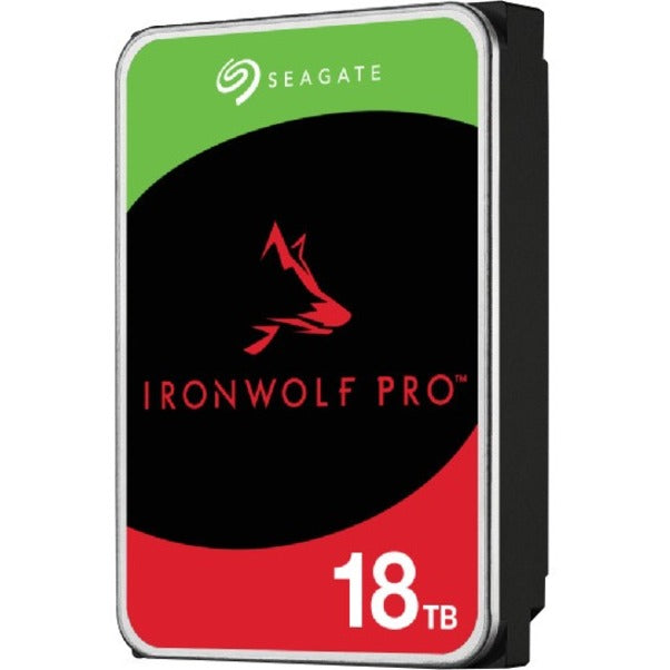 Seagate IronWolf Pro ST18000NT001 18 TB Hard Drive - 3.5 Internal - SATA (SATA/600) - Conventional Magnetic Recording (CMR) Method"