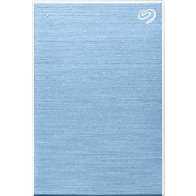 Seagate One Touch STKC5000402 5 TB Portable Hard Drive - 2.5 External - Light Blue"