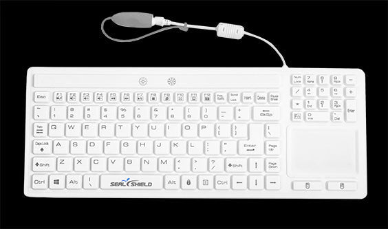 Seal Shield Glow Series Silicone Backlit Keyboard W/ Touchpad SW108PG