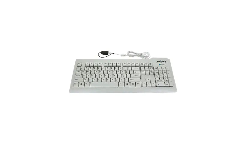 Seal Shield Silver Seal Glow Waterproof Keyboard Long Cable SSWKSV207GL