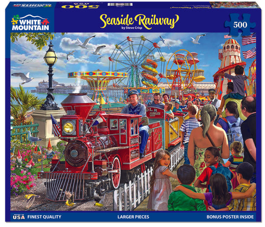 Seaside Railway Puzzle - 500 Piece