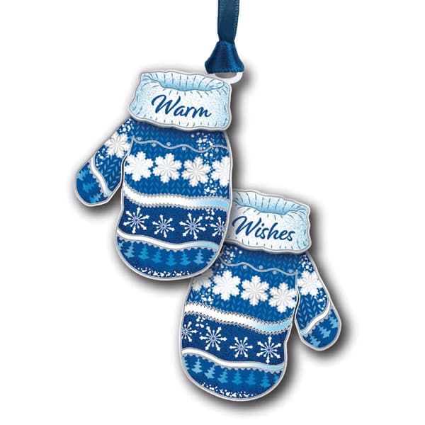 Seasonal Mittens Ornament