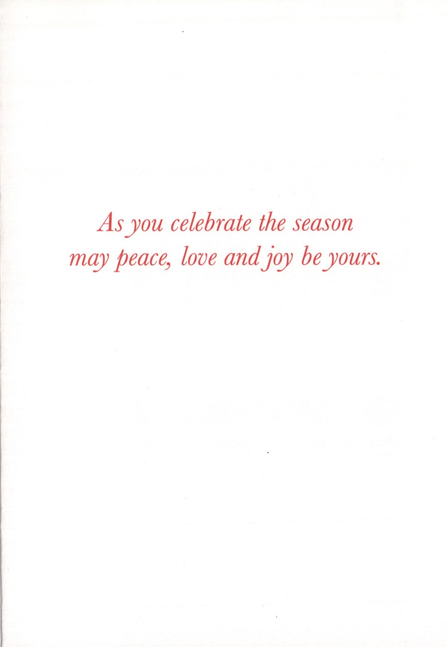 Seasons Greetings Christmas Card