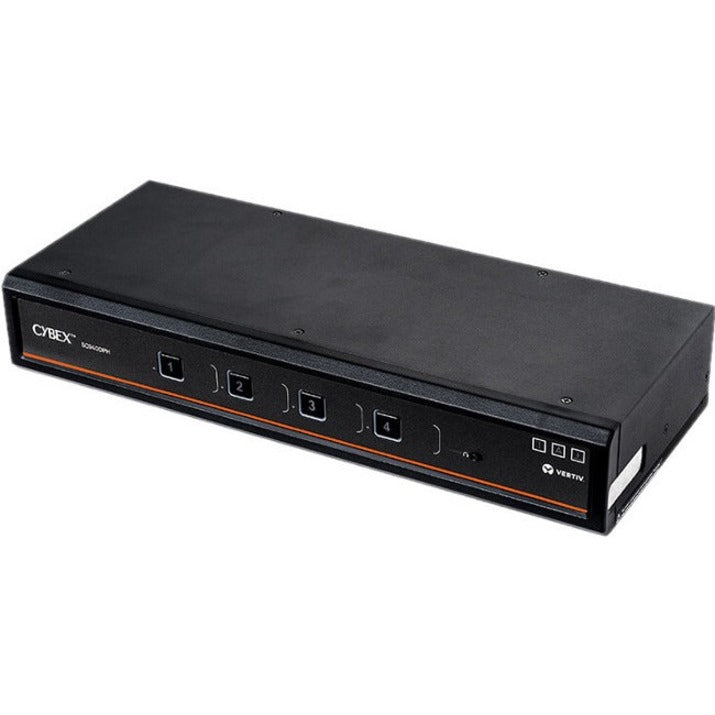 Secure Desktop KVM Switch - Vertiv Cybex SC940DPHC SC900 DPH DPHC Series 4-Port NIAP Certified | TecISoft SC940DPHC-400