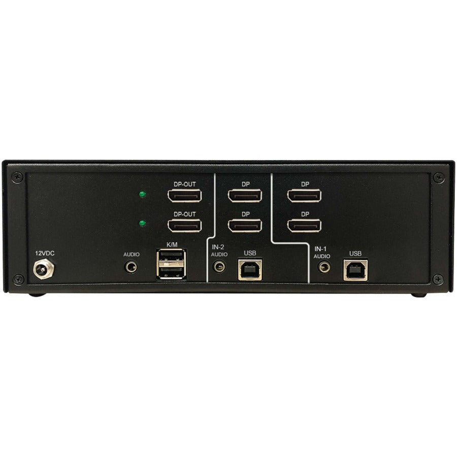 Secure DisplayPort KVM Switch 2-Port - NIAP PP4.0 Government Grade Security | TecISoft B002-DP2A2-N4