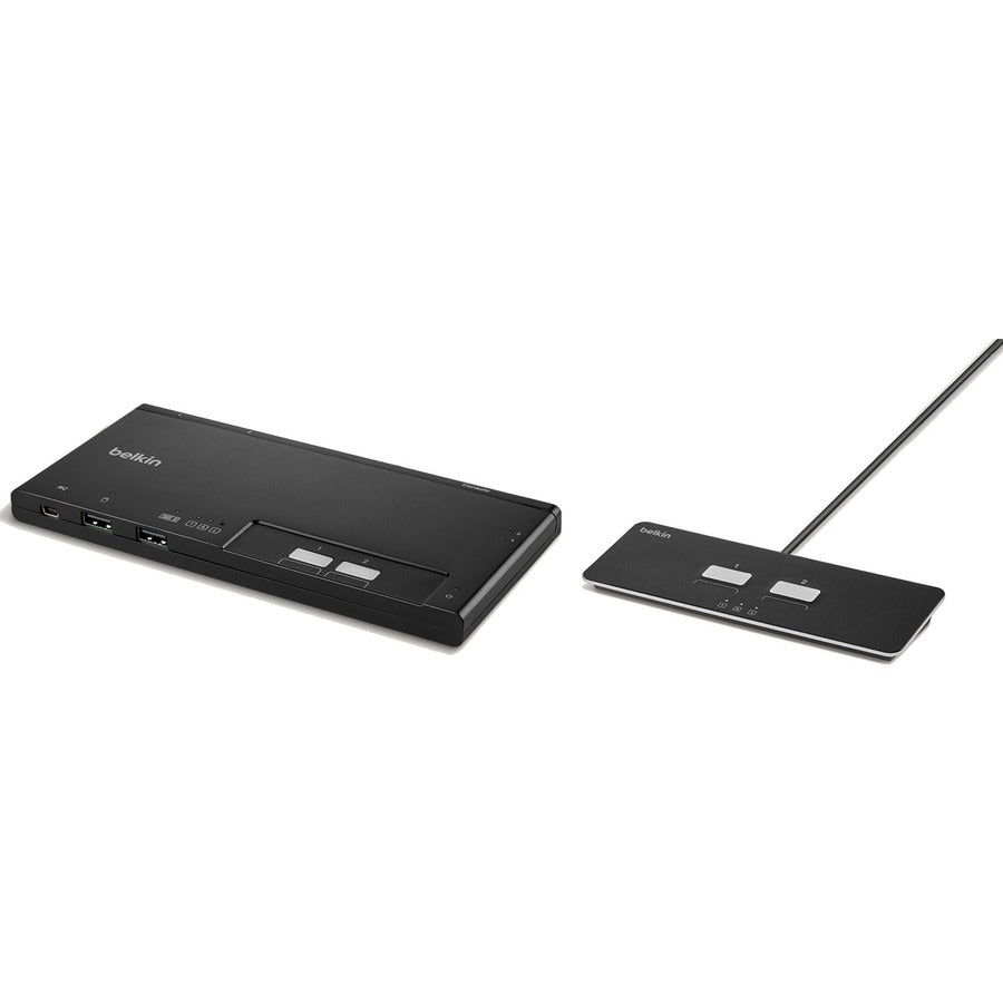 Secure KVM 2-Port Dual Head Modular Switch - Belkin F1DN202MOD-BA-4