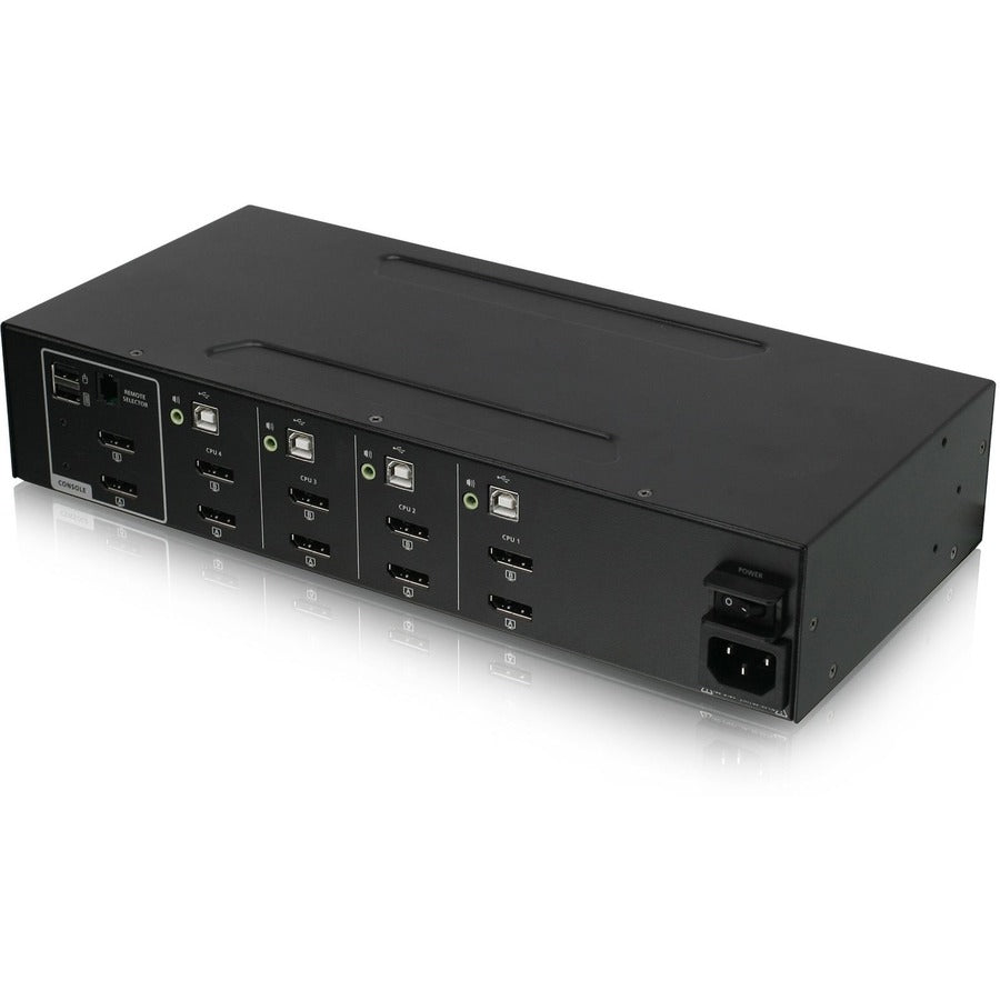 Secure KVM Switch - 4-Port Dual View DisplayPort TAA Compliant | IOGEAR GCS1424TAA4