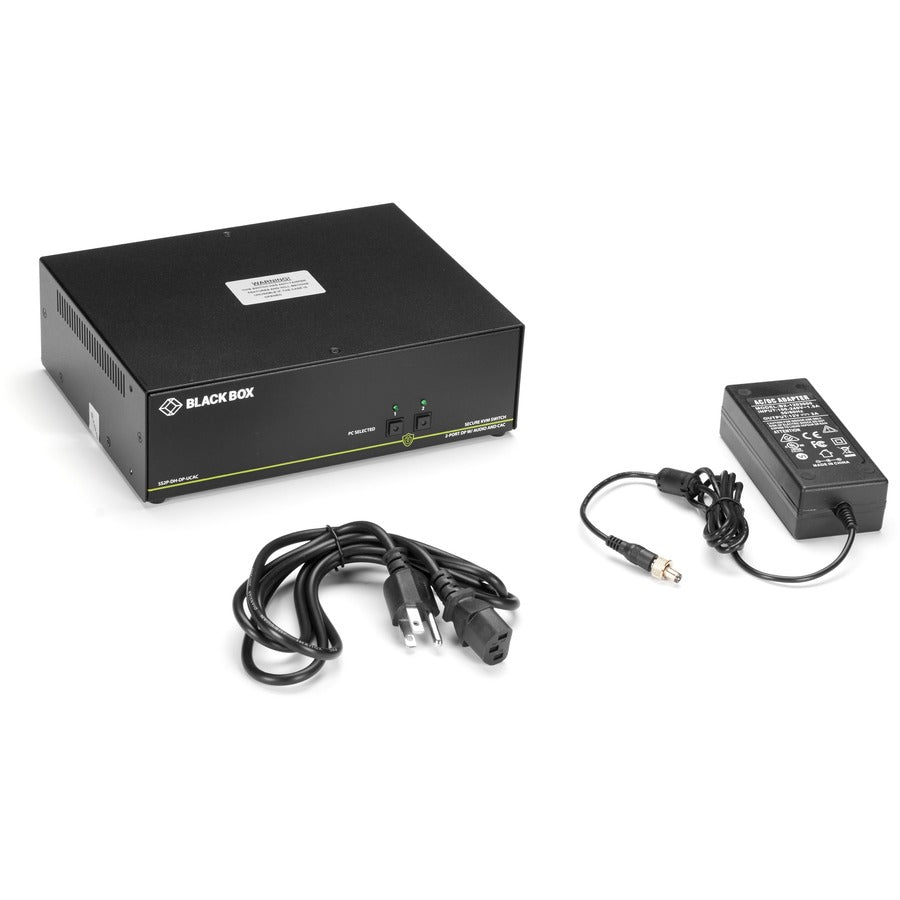 Secure KVM Switch NIAP 3.0 Certified Dual-Monitor DisplayPort 4K30 SS2P-DH-DP-UCAC