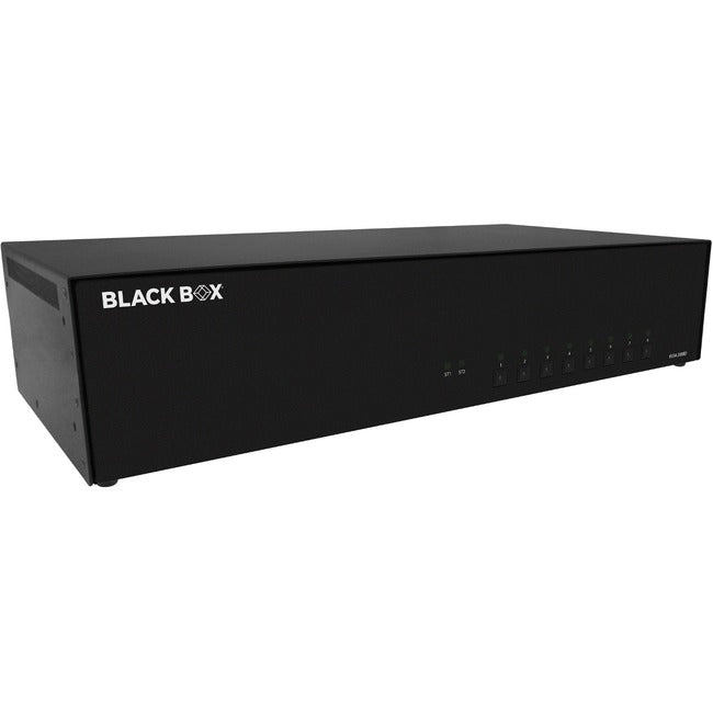 Secure KVM Switch - NIAP 4.0 Certified 8-Port DVI Dual Monitor | Black Box KVS4-2008D