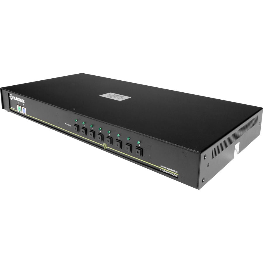 Secure NIAP 3.0 Single-Head DVI-I USB/PS2 KVM Switch - Government Certified | Tecisoft SS8P-SH-DVI-U