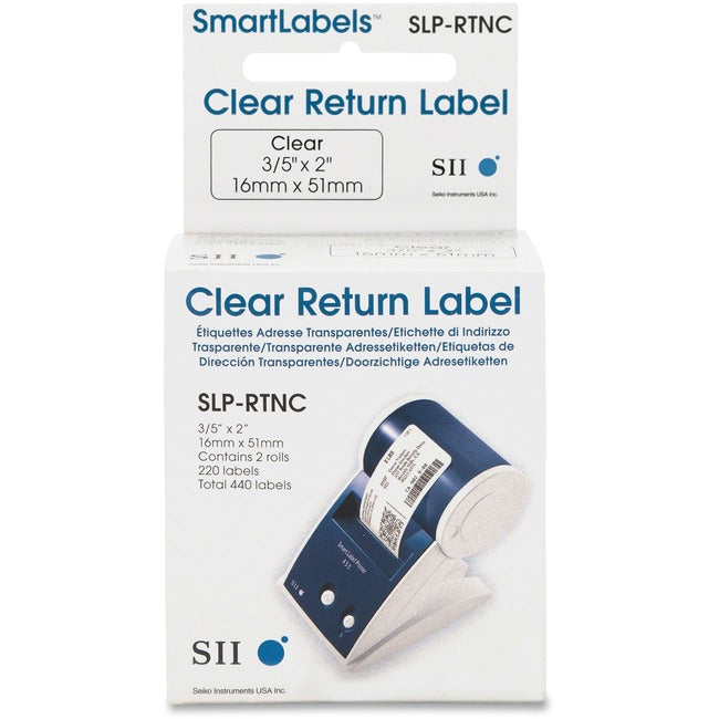Seiko Clear Return Address Label SLP-RTNC