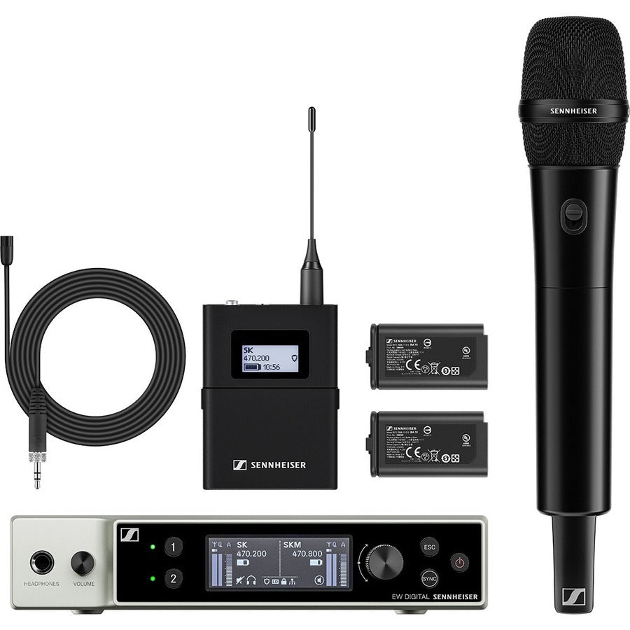 Sennheiser Wireless Microphone System - 470.20 MHz to 550 MHz Operating Frequency - 20 Hz