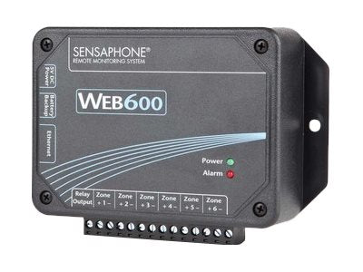 Sensaphone Web600 Monitoring System - Environment monitoring device - 100Mb LAN FGD-W600-SG