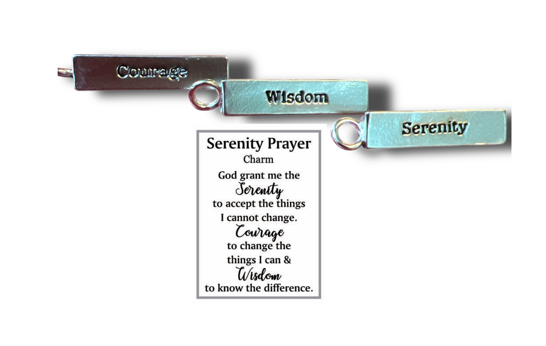 Serenity Prayer Charm