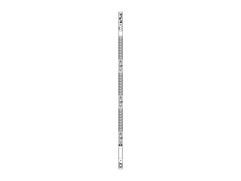 Server Technology PRO1 Switched PDU C1W24VS-YCFA11A0 - Master - power distribution unit (rack-mountable) - AC 208 V - 8.6 kW