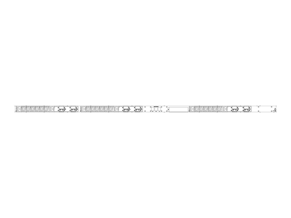 Server Technology PRO1 Switched POPS PDU - Primary - power distribution unit (rack-mountable) - AC 208 V - 17.3 kW - 3-phase C1WG24VT-DQBA54F2