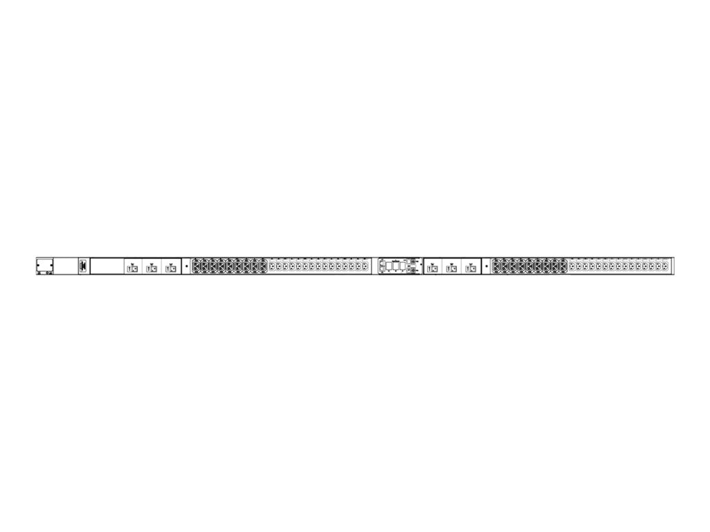 Server Technology PRO2 Smart POPS PDU C2SG48TE-DQME2M99 - Power distribution unit (rack-mountable) - AC 208 V - 17.3 kW