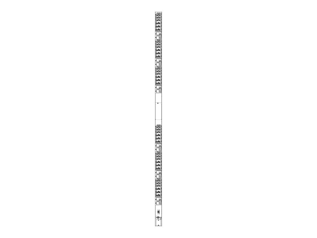 Server Technology PRO3X Smart PDU C3S36RL-YQJE2MT2 - Power distribution unit (rack-mountable) - AC 208 V - 17.3 kW - 3-phase