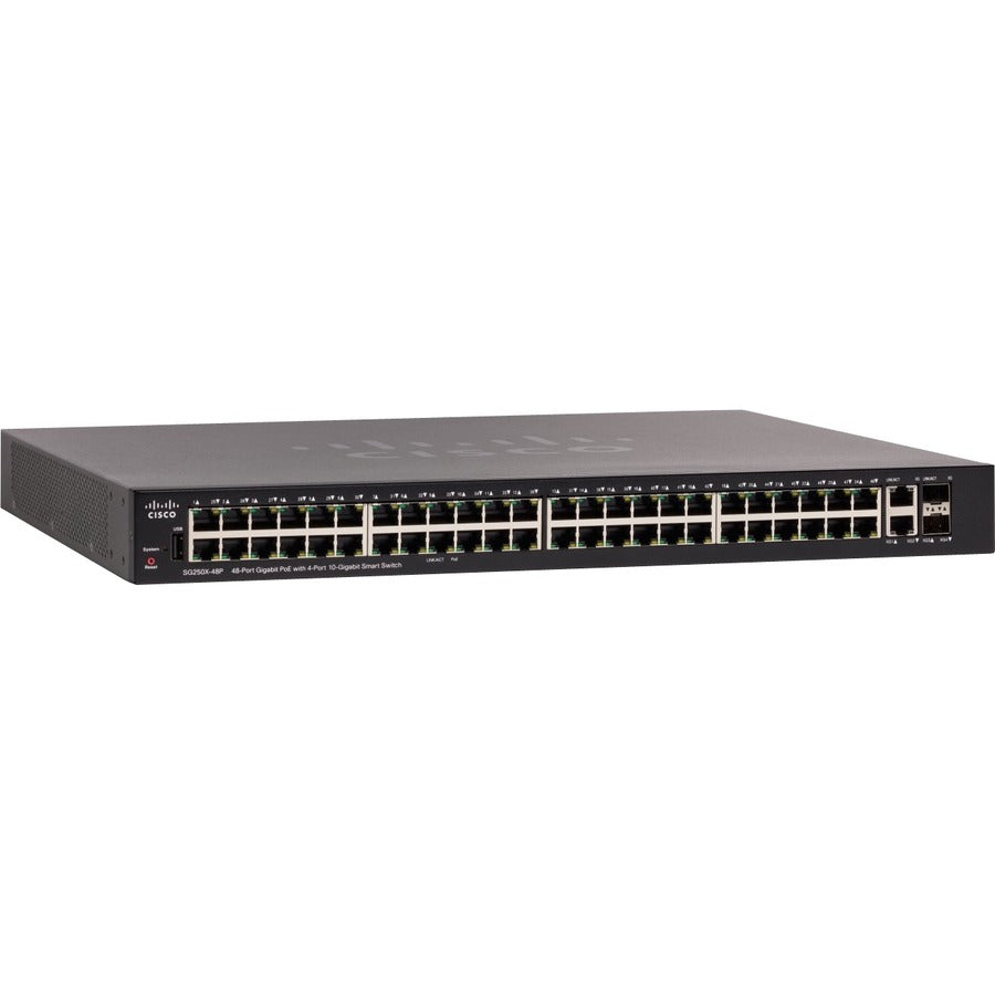 Sg250X-48P 48Port Gigabit Poe,Smart Sw W/10G Uplinks